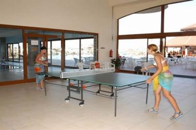 Een potje ping pong spelen met vrienden of familie
